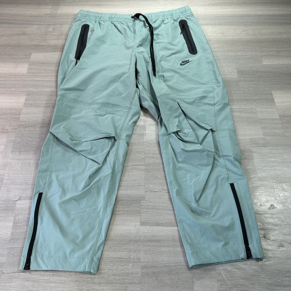 Nike Tech Woven Jogger Pants Mens XL Green Athletic HM8241-017